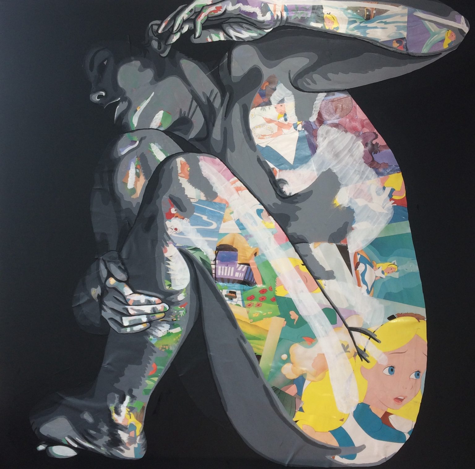 Alice IV (1200€) 100 x 100 cm - 2020