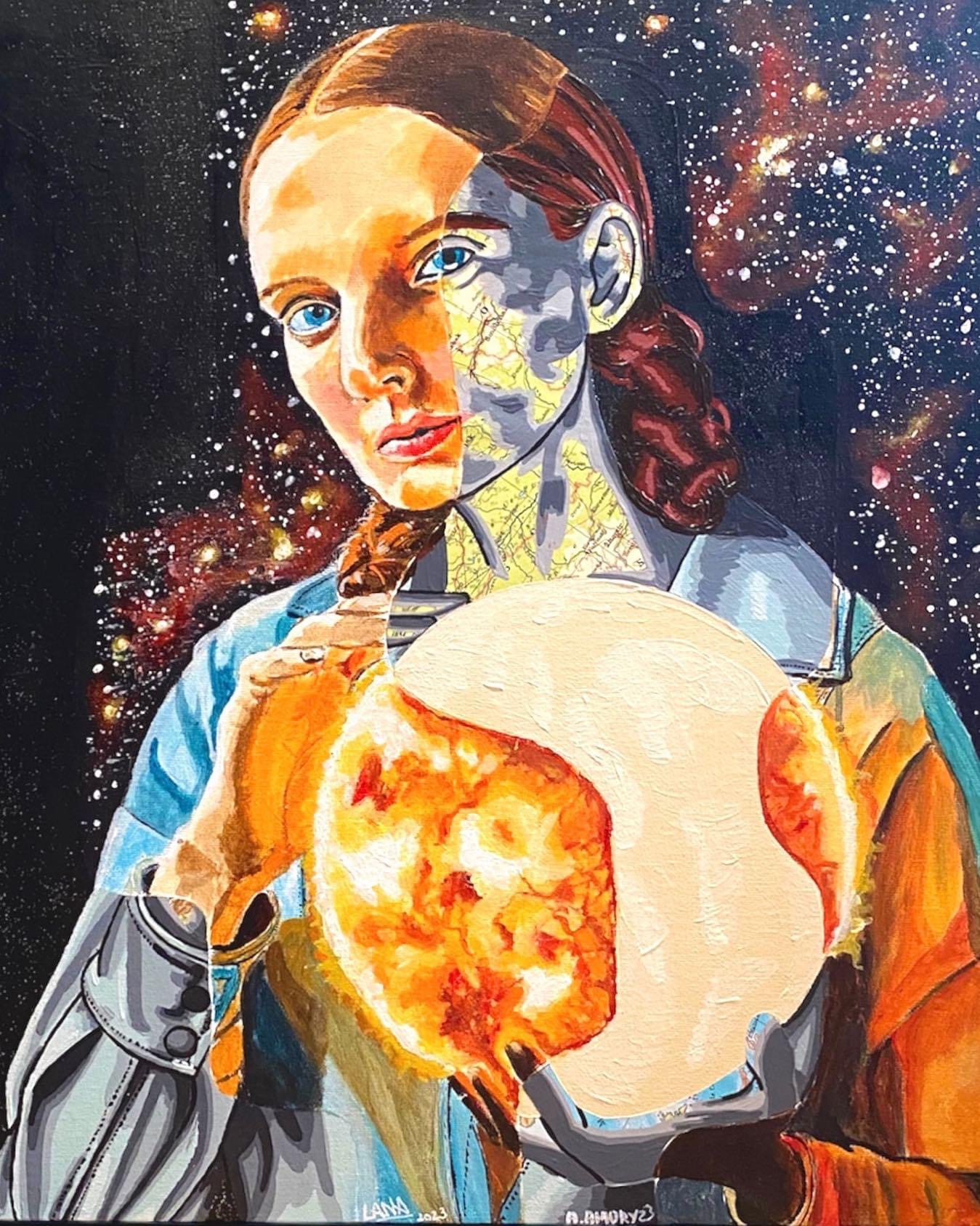 InterStella (300€) 46 x 38 cm - 2023 (avec Lana Dri)