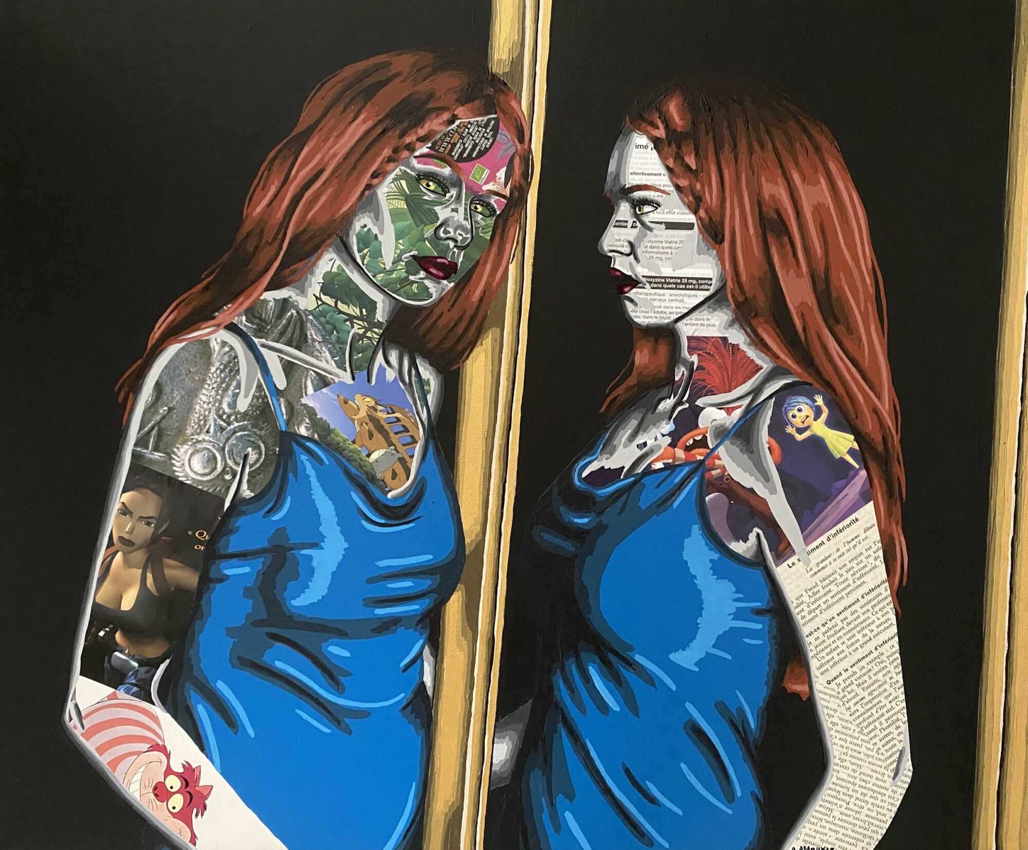 Doppelgänger (420€) 50 x 60 cm - 2025