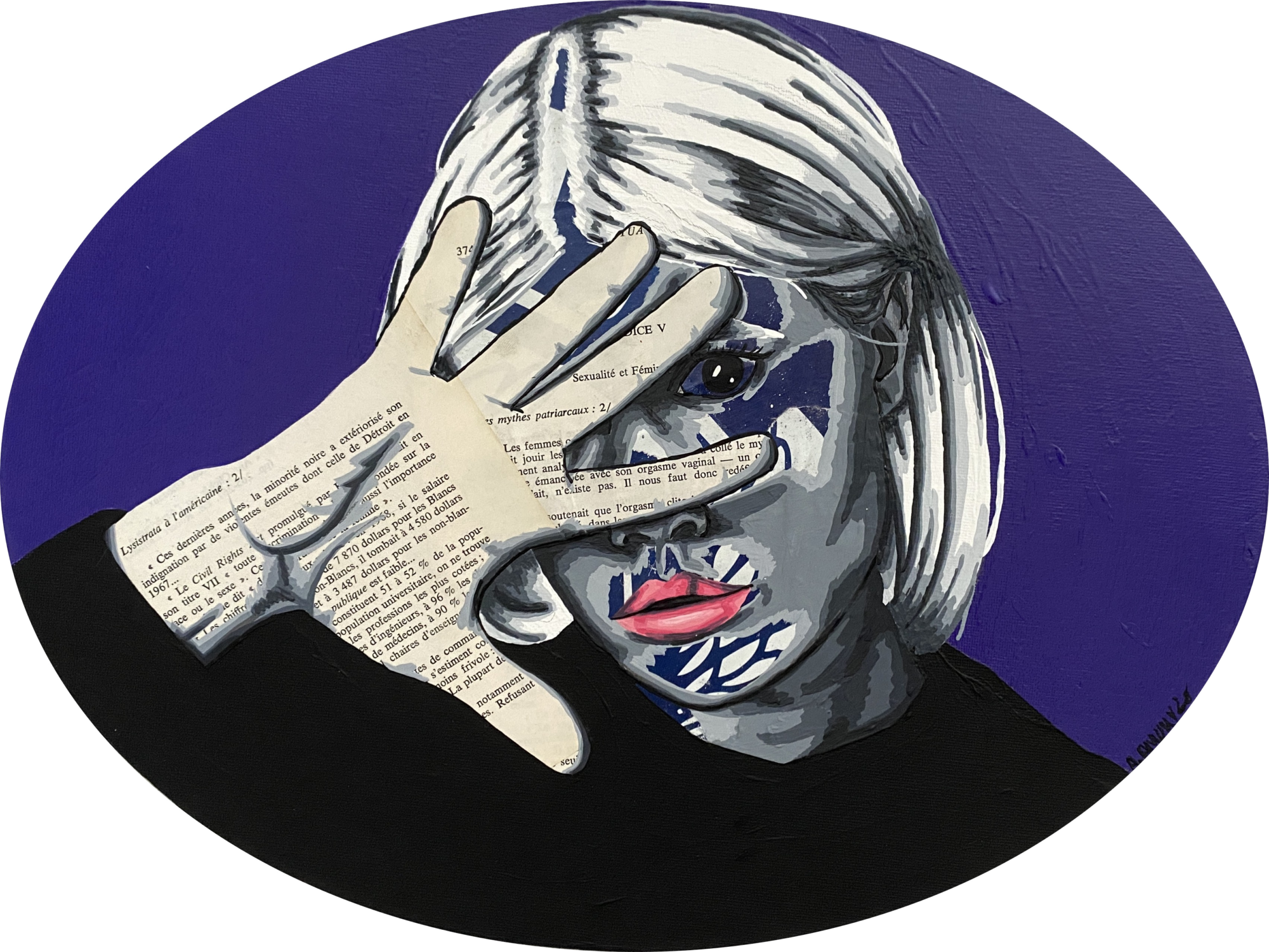 Purplewashing (200€) 30 x 40 cm - 2026
