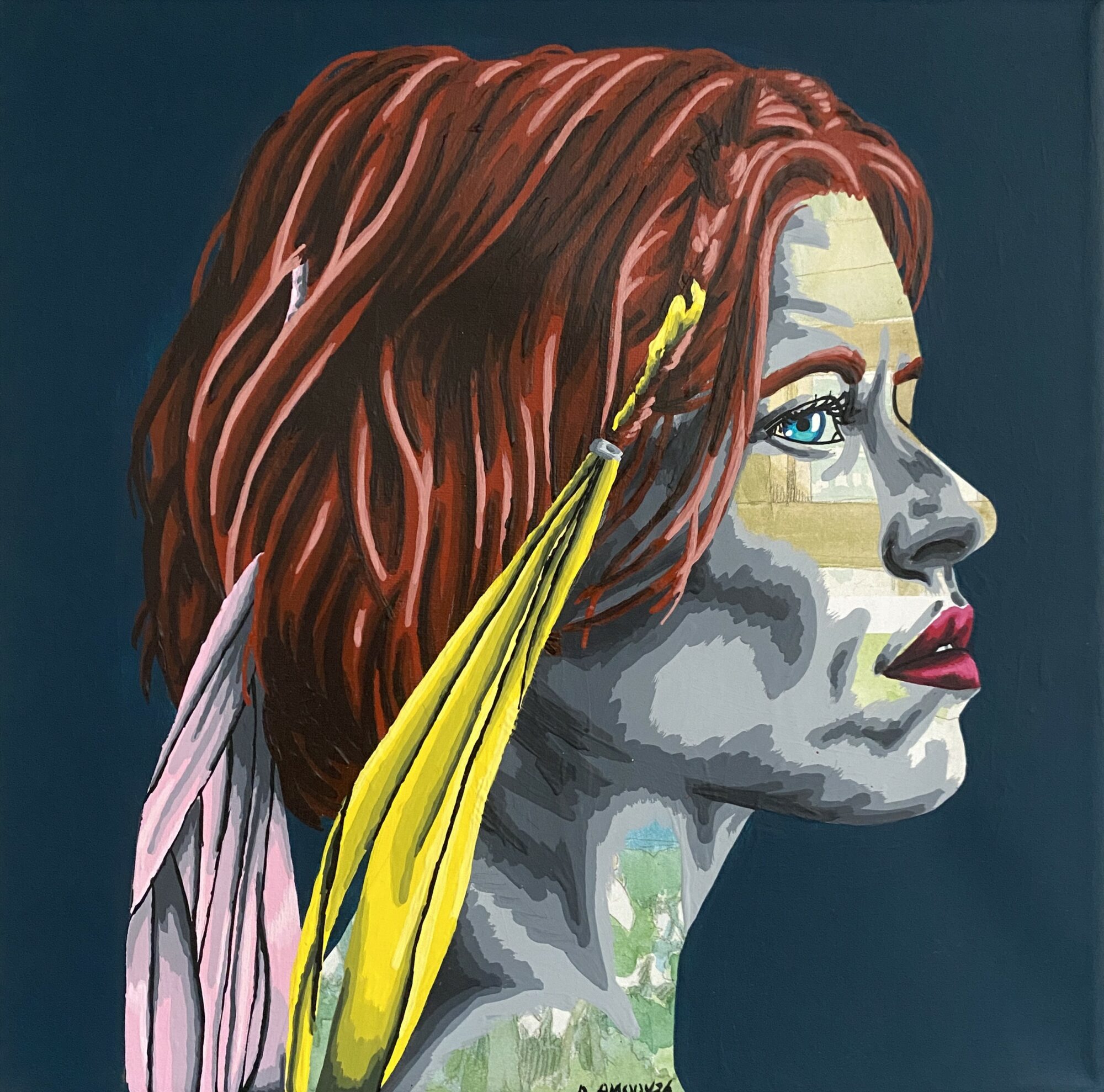 Viviane (Vendue) 30 x 30 cm - 2026